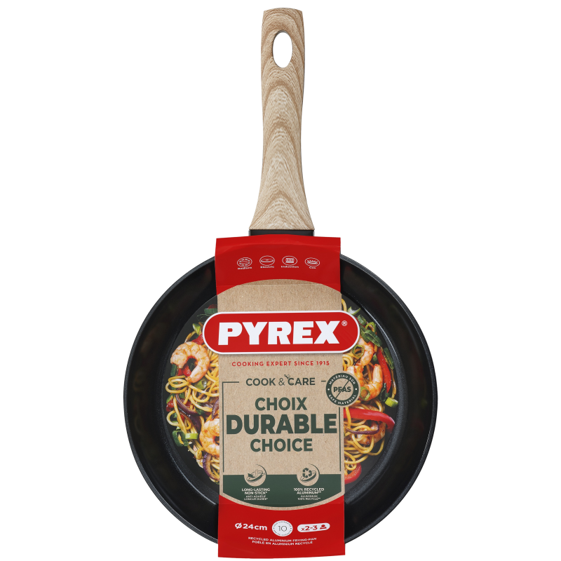 Сковорода Pyrex Cook&Care 24 см, класична (7120905)