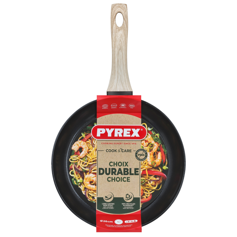 Сковорода Pyrex Cook&Care 26 см, класична (7120906)