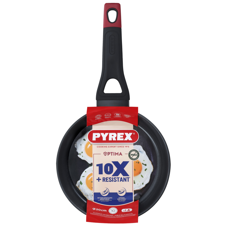 Сковорода Pyrex Optima 20 см, класична (7120918)