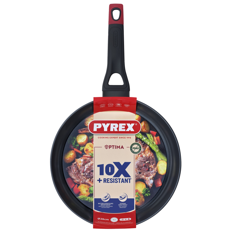 Сковорода Pyrex Optima 28 см, класична (7120922)