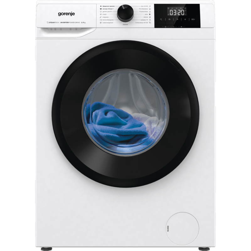 Пральна машина автоматична Gorenje W3NGPI72SBS/UA (7087421)