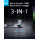 Сетевое зарядне пристрій Anker GaNPrime Charger - 100W, 2xUSB-C PD & 1xUSB-A Foldable Silver (7089458)