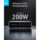 Сетевое зарядне пристрій Anker GaNPrime Charger - 200W, 4xUSB-C PD & 2xUSB-A Black (7121459)