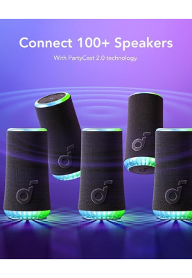 Портативна акустика Anker SoundСore Glow Black (7120947)