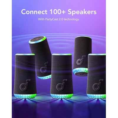 Портативна акустика Anker SoundСore Glow Black (7120947)