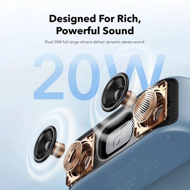 Портативна акустика Anker SoundСore Motion 100 Black (7120948)