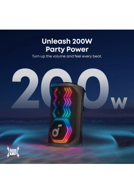 Портативна акустика Anker SoundСore Rave 3S Black (7120958)