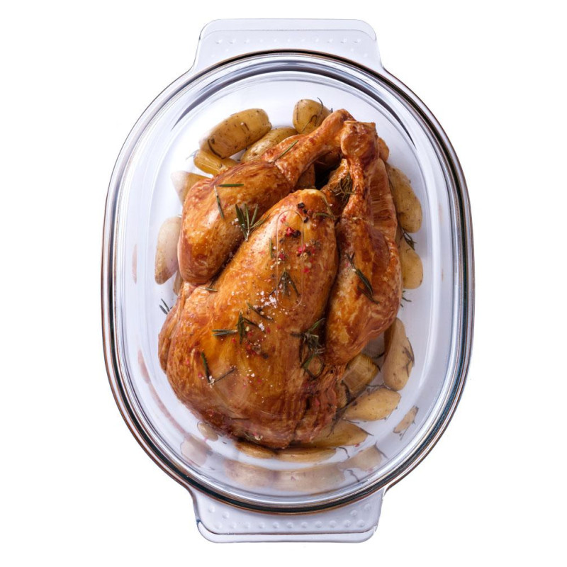 Каструля с/к PYREX кастрюля овал 4.4л+1.4л (460A000/7643) (7092313)
