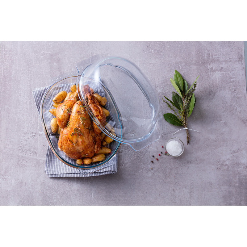 Каструля с/к PYREX кастрюля овал 4.4л+1.4л (460A000/7643) (7092313)