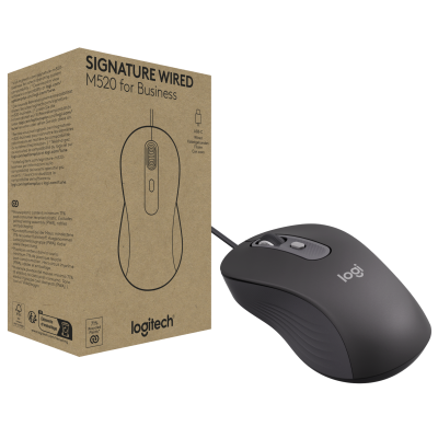Міша Logitech Signature M520 for Business - GRAPHITE (910-007511) (7129734)