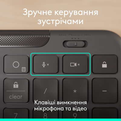 Клавіатура Logitech Signature Slim K620 Wired Keyboard for Business - GRAPHITE (920-013333) (7129737)