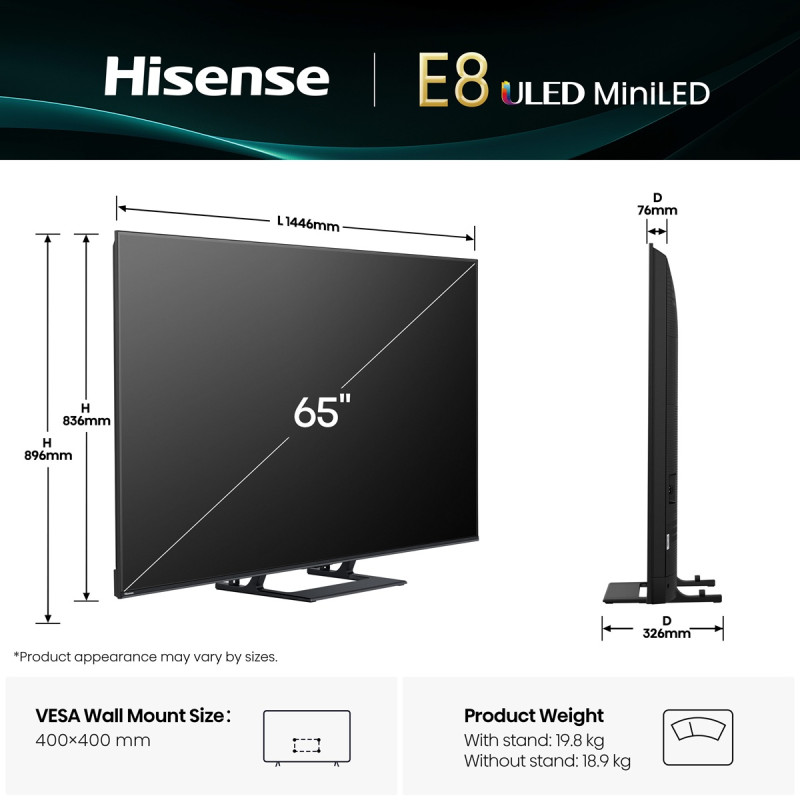 LED-телевізор Hisense 65E8Q  (7134214)