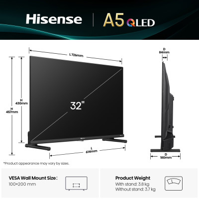 LED-телевізор Hisense 32A5Q (7134239) LED-телевізор Hisense 32A5Q (7134239)