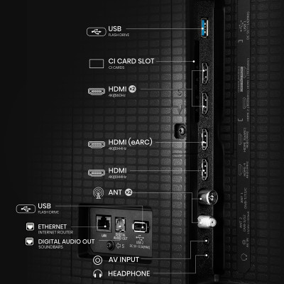 LED-телевізор Hisense 50E8Q (7134216) LED-телевізор Hisense 50E8Q (7134216)