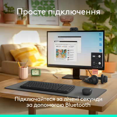 Клавіатура Logitech K250 Wireless Graphite (7136786)