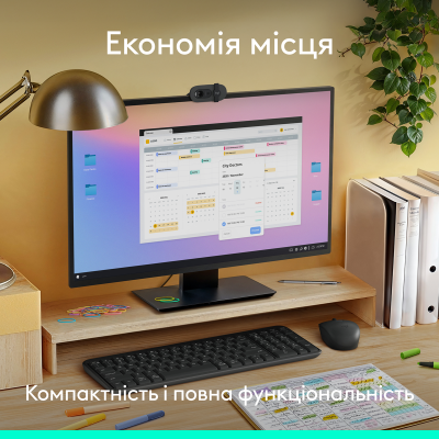 IT набір Logitech MK250 Wireless Combo Graphite UKR (7136787)