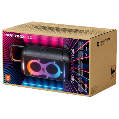 Портативна акустика JBL PartyBox 520 Black (JBLPARTYBOX520EU) (7136034)