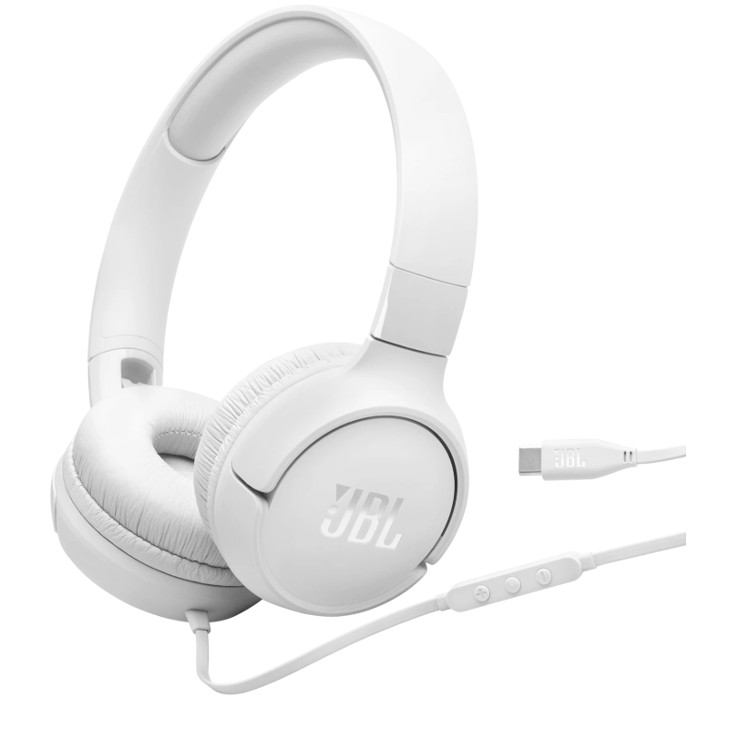 Гарнітура JBL TUNE 520C White (JBLT520CWHT)  (7137193)