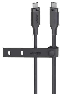 Кабель Anker USB-C to USB-C - 0.9m 240W 20 Gbps 4K Video Tranfer Bio-Nylon Black (7133643)