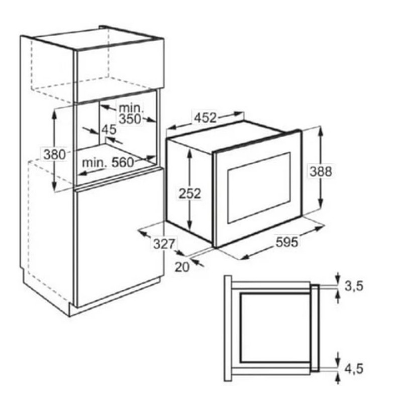 Мікрохвильова піч Electrolux LMS2203EMK (7111685)