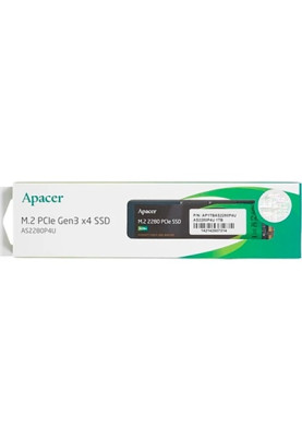 SSD накопичувач Apacer AS2280P4U M.2 PCIe 256GB (AP256GAS2280P4U-1) (7023448)