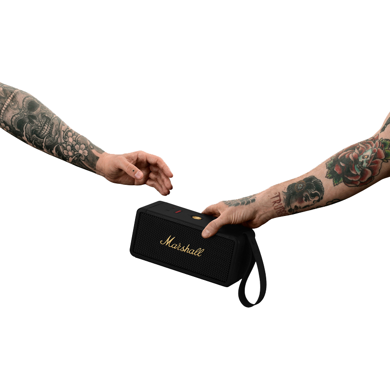 Портативна акустика Marshall Portable Speaker Middleton Black and Brass (1006034) (6910474)