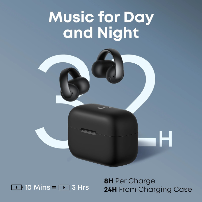 Навушники ANKER SoundСore AeroClip Чорні (7101817)