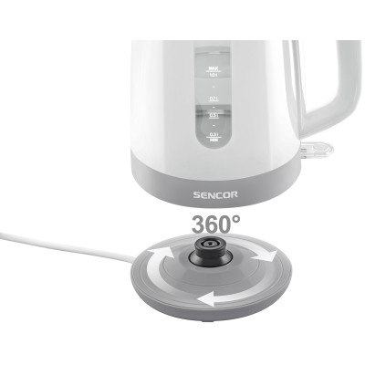 Електрочайник Sencor SWK 1020WH (7135796)