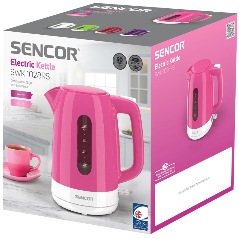 Електрочайник Sencor SWK 1028RS (7135800)