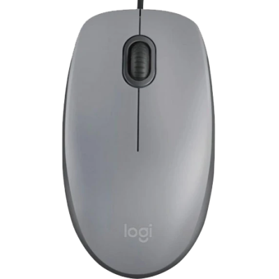 Міша Logitech M110 Silent-MID GRAY-USB-AKOYA (6857585)