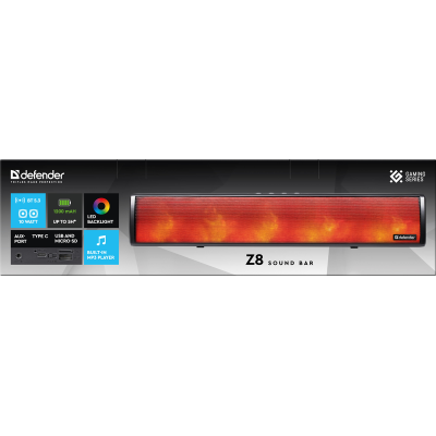 Акустика Defender SoundBar Z8 10Вт (65118) (7055872)