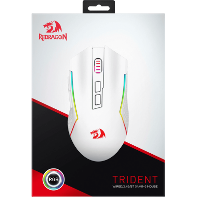Миша Redragon Trident White (71864) (7153552)