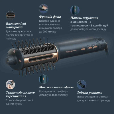 Фен-щітка Rowenta UB9720E0 (7113184)