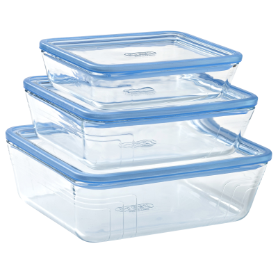 Форма з кришкою Pyrex Pure Glass, 24x19x8 см (2.6 л) (7092351)