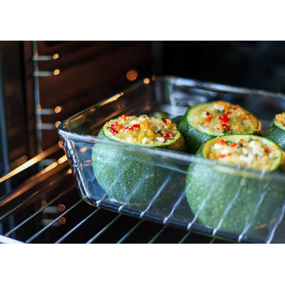 Форма з кришкою Pyrex Pure Glass, 24x19x8 см (2.6 л) (7092351)