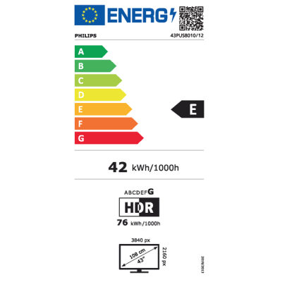 LED-телевізор Philips 43PUS8010/12  (7135355)