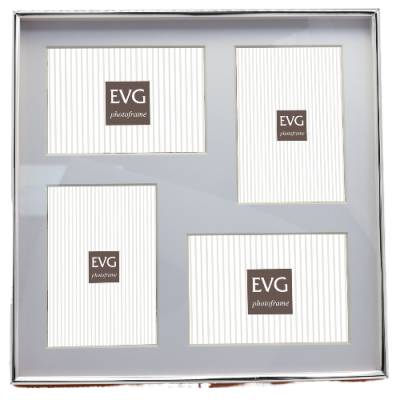 Фоторамка EVG ONIX 10х15 A02 COLLAGE 4 Silver  (7119202)