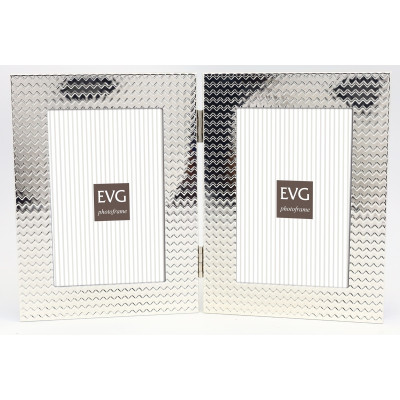 Фоторамка EVG ONIX 2-10х15 S16 Double Silver  (7119231)