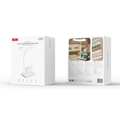 Лампа настільна з органайзером XO OZ11 2400mAh White (7109730)