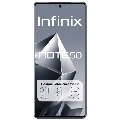Смартфон Infinix Note 50 X6858 8/256GB Shadow Black (7150879)