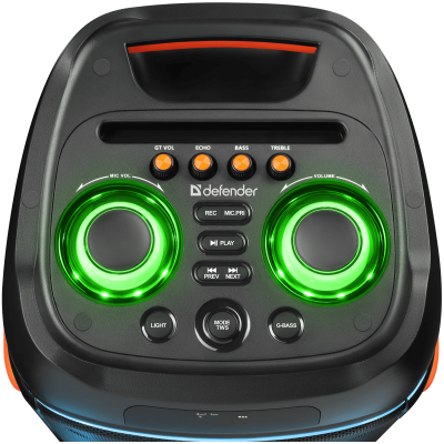 Портативна акустика Defender Boomer 200 200Вт Black (65201) (7151831)