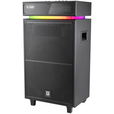 Портативна акустика Defender Sound Factory 140Вт Black (65093) (7151834)
