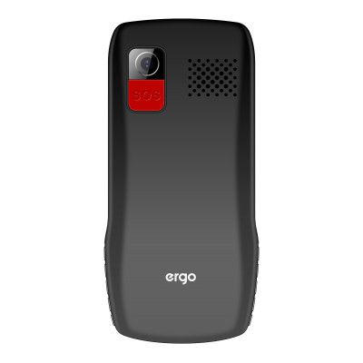 Мобільний телефон ERGO R182 Dual Sim Black (7137268) Мобільний телефон ERGO R182 Dual Sim Black (7137268)