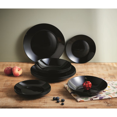 Сервіз Luminarc Zelie Black, 18 предметів (7163731) Сервіз Luminarc Zelie Black, 18 предметів (7163731)