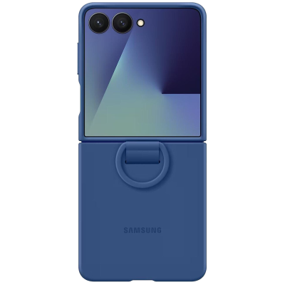Чохол Samsung Flip 7 Ring Case Blue (EF-PF766TNEGUA)  (7157355)