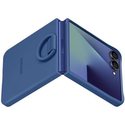 Чохол Samsung Flip 7 Ring Case Blue (EF-PF766TNEGUA)  (7157355)