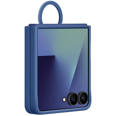 Чохол Samsung Flip 7 Ring Case Blue (EF-PF766TNEGUA)  (7157355)
