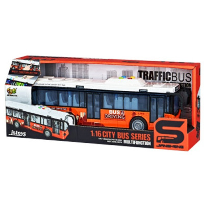 Іграшка CARS S Автобус помаранчевий 1:16 (CJ-4073621) (7120413)