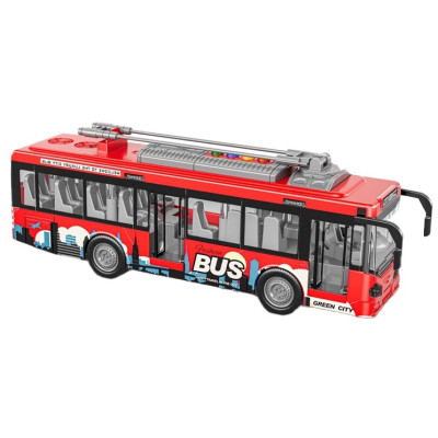 Іграшка CARS S Тролейбус червоний 1:16 (CJ-4008558) (7120414)
