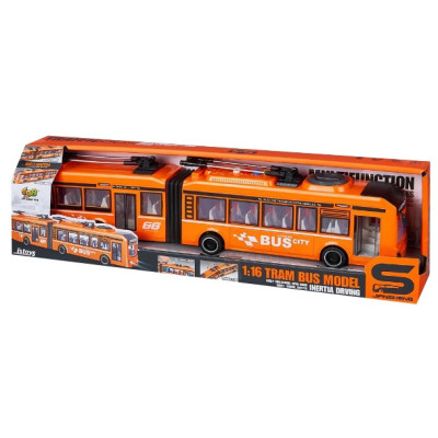 Іграшка CARS S Трамвай  помаранчевий 1:16 (CJ-4358564) (7120436)